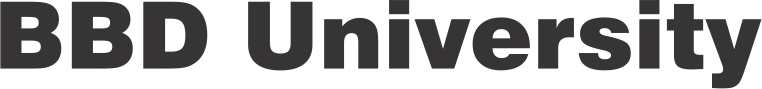 BBD University logo.