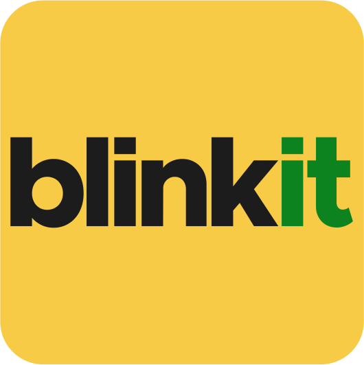 Blinkit logo.