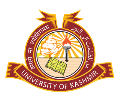University of Kashmir logo.