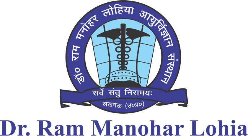 Dr. Ram Manohar Lohia Institute of Medical Sciences logo.