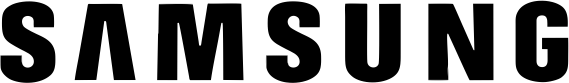 Samsung logo.