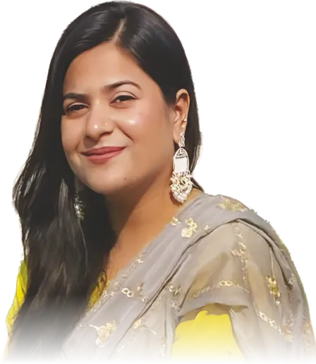 Portrait of Miss Aafreen Sabahat.